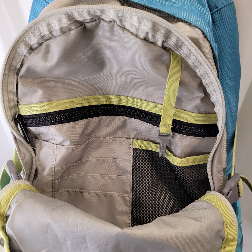 Eddie Bauer Shata Teal, Gray, Lime Adult Backpack - Picture 7 of 13